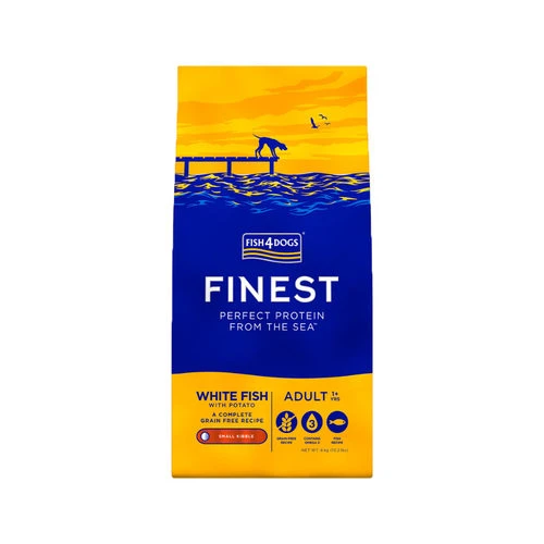 Fish4Dogs Finest Adult Complete - Weißfisch Kleine Brocken