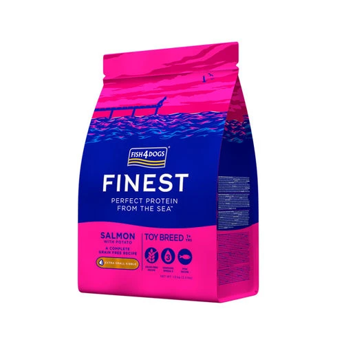 Fish4Dogs Finest Toy Breed Complete - Lachs Extra Kleine Brocken – Bild 2