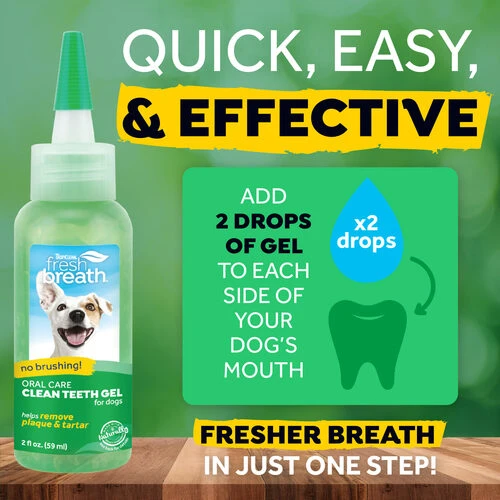 TropiClean - Fresh Breath Clean Teeth Gel – Bild 2